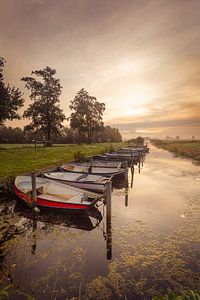 Boats in a row by KB Design & Photography (Karen Brouwer)