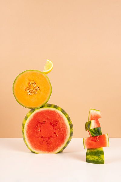 Tower of' Fruit Still Life by Abri&Koos