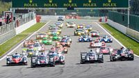 FIA WEC race start op Spa Francorchamps met Porsche op pole position van Sjoerd van der Wal Fotografie thumbnail