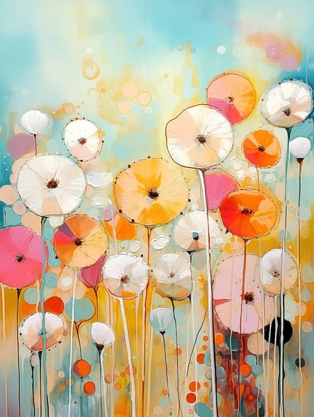 Flowers abstract by Bert Nijholt