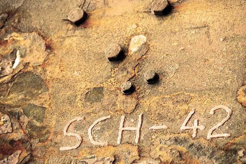 Minimalism Art Photography Rusty Ship Wall Old by Hendrik-Jan Kornelis