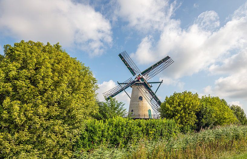 Mühle Der Jäger in Oud-Vossemeer von Ruud Morijn