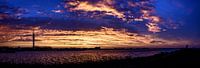 Setting sun at Lelystad