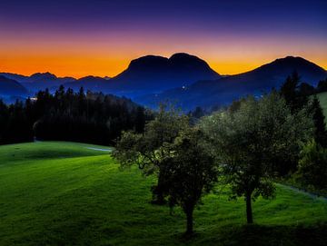 Sonnenuntergang im Kaisergebirge von ManfredFotos