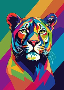 Black Panther Pop Art van MIROKKU