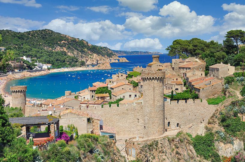 Tossa de Mar an der Costa Brava von Peter Eckert