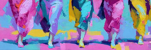 Energetic Movement in Colour by Wonderful Art