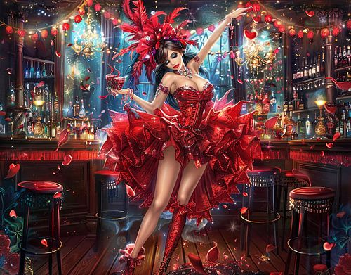 schilderachtig beeld van vrouw