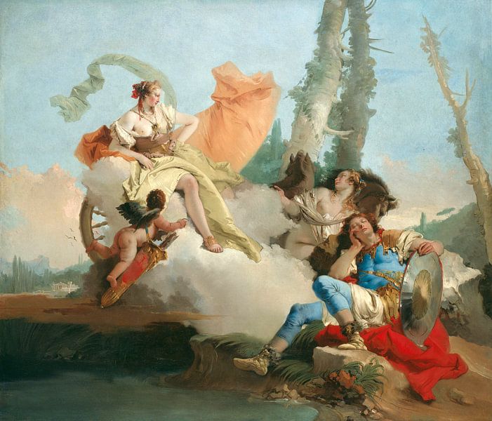 Giambattista Tiepolo, Rinaldo verzaubert von Armida - 1742 - 17745 von Atelier Liesjes