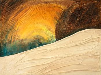 Structuur abstract zon en storm