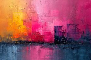 Abstract Colour explosion by Kunst Kriebels