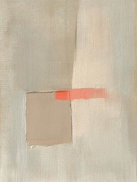 Modern abstract in Japandi stijl van Japandi Art Studio