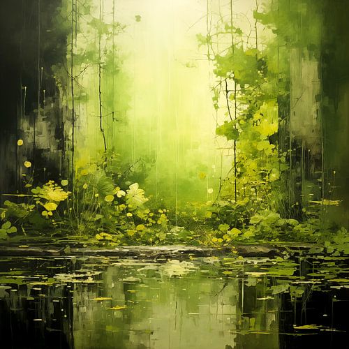 Groen Abstract