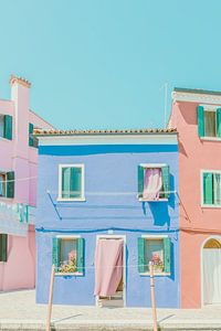 pink curtains