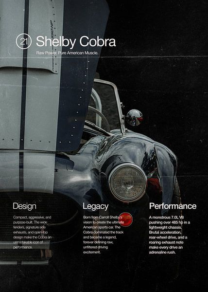 Shelby Cobra Zeitschrift von Ali Firdaus