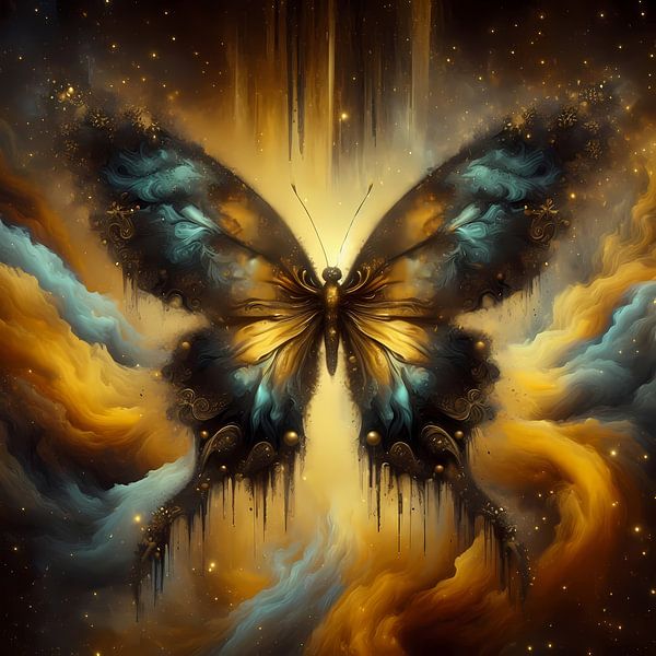 Buntes Schmetterling-Kunstwerk – Farbenfrohe Natur im Flügelschlag von ButterflyPix