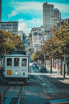 Kabelbaan in San Francisco van Daniel Fehr
