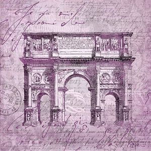 Historisches Monument Vintage Art