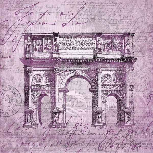Historisches Monument Vintage Art von Andrea Haase
