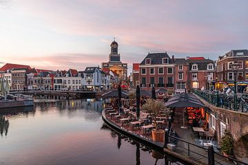 Leiden - Uitzicht op het terras van Annies (0008) van Reezyard