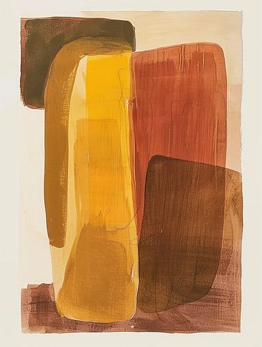 Peinture abstraite minimaliste