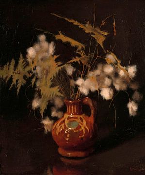 Pluizige bloemen in een kan, Willem Witsen
