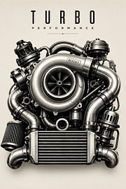 Motor met turboprestatieverhoging van irgian firmansyah