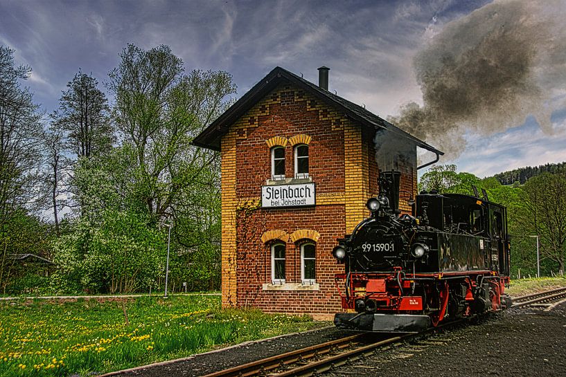Museum railway Erzgebirge Preßnitztalbahn by Johnny Flash