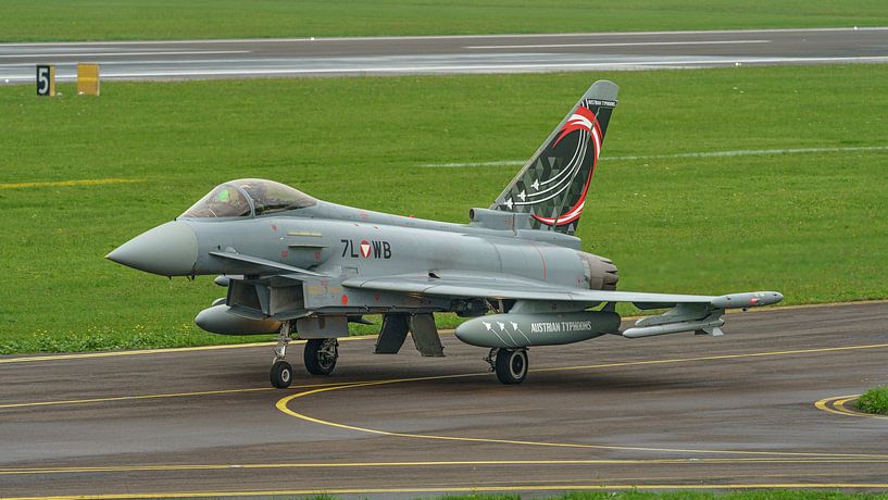Eurofighter Typhoon de l'armée de l'air autrichienne. par Jaap van den Berg