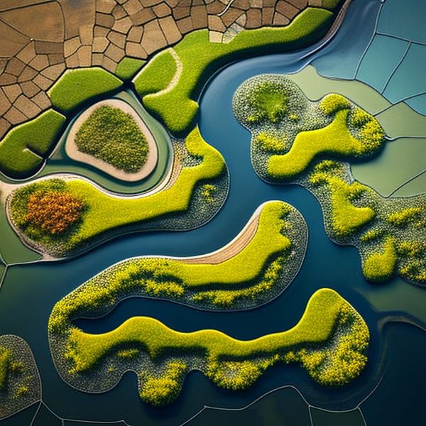 Flux topographique par Vythryd Arts
