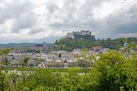 Salzburg - Blick auf die Altstadt und die Festung Hohensalzburg