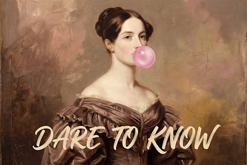 Sterke vrouwen: Bubble Gum Statement-schilderij