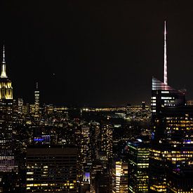 New York bij Nacht van Patrick Lindeboom Photography