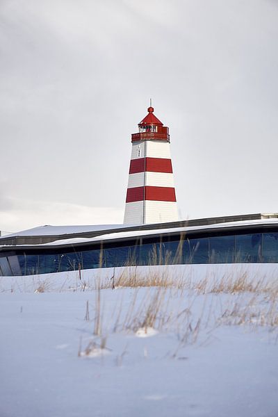 Alnes lighthouse in the winter, Godøy, Norway by qtx