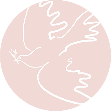 Coquette Esthetische duif van Picasso van Hella Maas