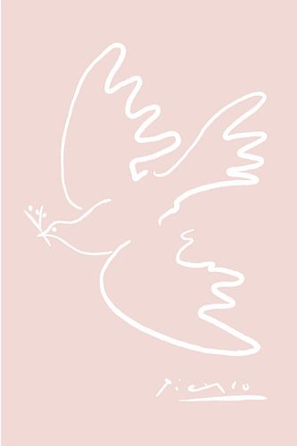 Coquette Esthetische duif van Picasso