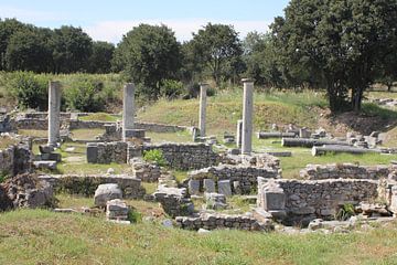 Ausgrabung / Ruine der Agora von Philippi / Φίλιπποι (Daton) - Griechenland