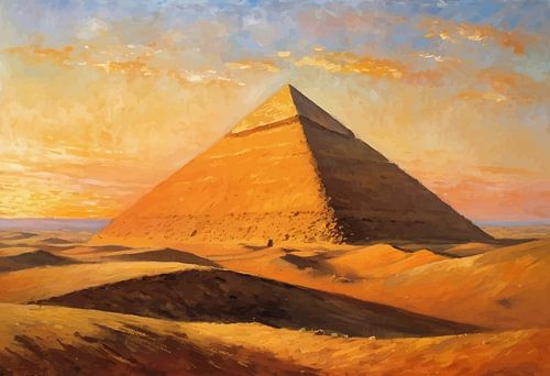 Grote Piramide van Gizeh Landschap