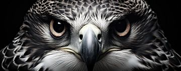 Blickkontakt Adler von ARTEO Gemälde