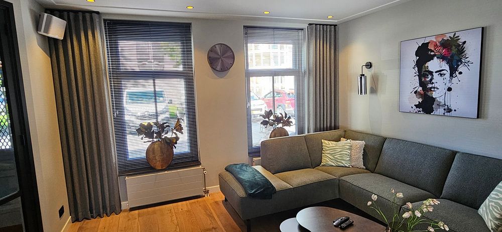 Black &amp; white with flower colour splash  par Bianca ter Riet 