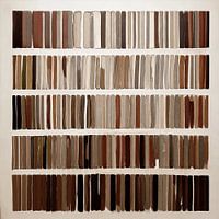 MODERN ART - japandi art brown
