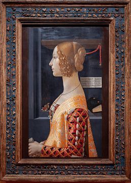 Domenico Ghirlandaio  1449-1494  Peintre, fresquiste et mosaïste italien  Portrait de Giovanna Tornabuoni sur Frank Lavooij