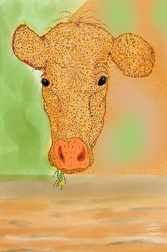 Pointillisme kunstwerk KOE