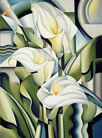Cubist Lilies van Catherine Abel