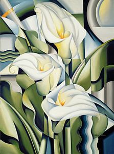 Cubist Lilies von Catherine Abel