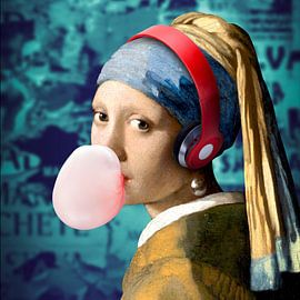 Das Mädchen mit dem Perlenohrring von FRESH Fine Art