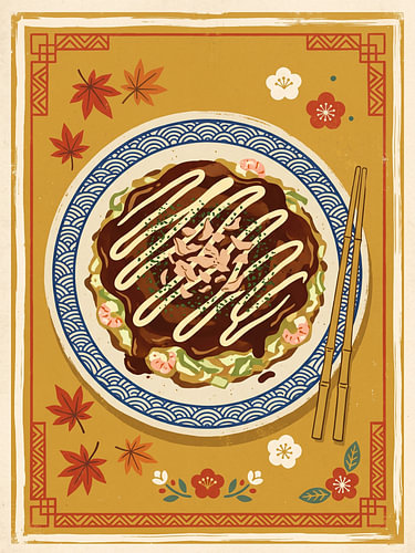 Savory Okonomiyaki Delight