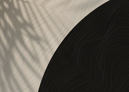 TW Living - WALLPAPER - BLACK SHADOW - PART LEFT