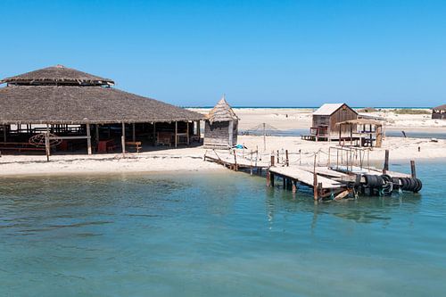 Houten hutten op Djerba