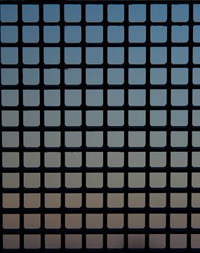 Die Rückseite einer Parkbank von Bo van Vliet